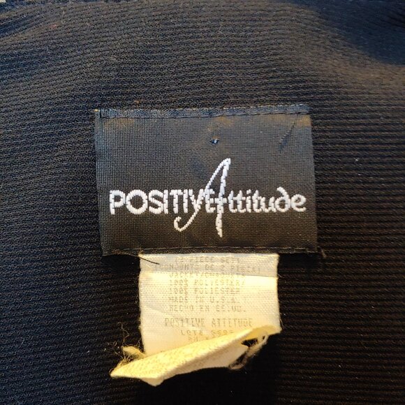 Vintage Black and Leopard Print Womens Blazer Goth Corporate 80s - Picture 3 of 4